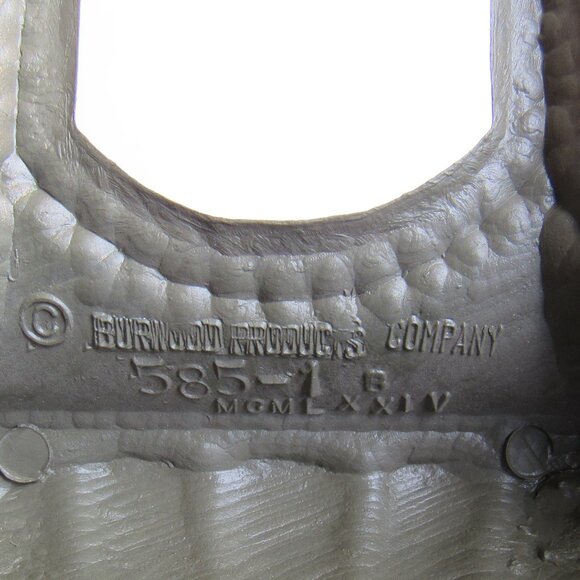 Vintage 2 Hanging Lantern Gold Tone Plastic Burwood Products Co. MCM 585-1A - Picture 6 of 7